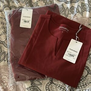 Mandala Fired Brick med scrubs set